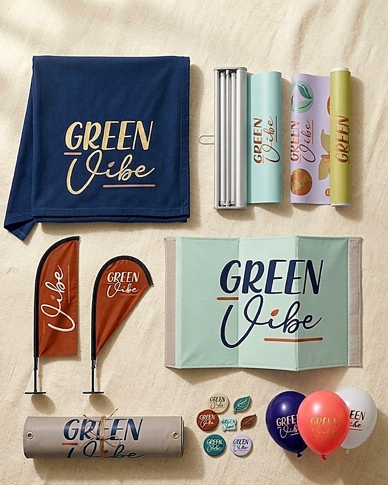 Custom event merch